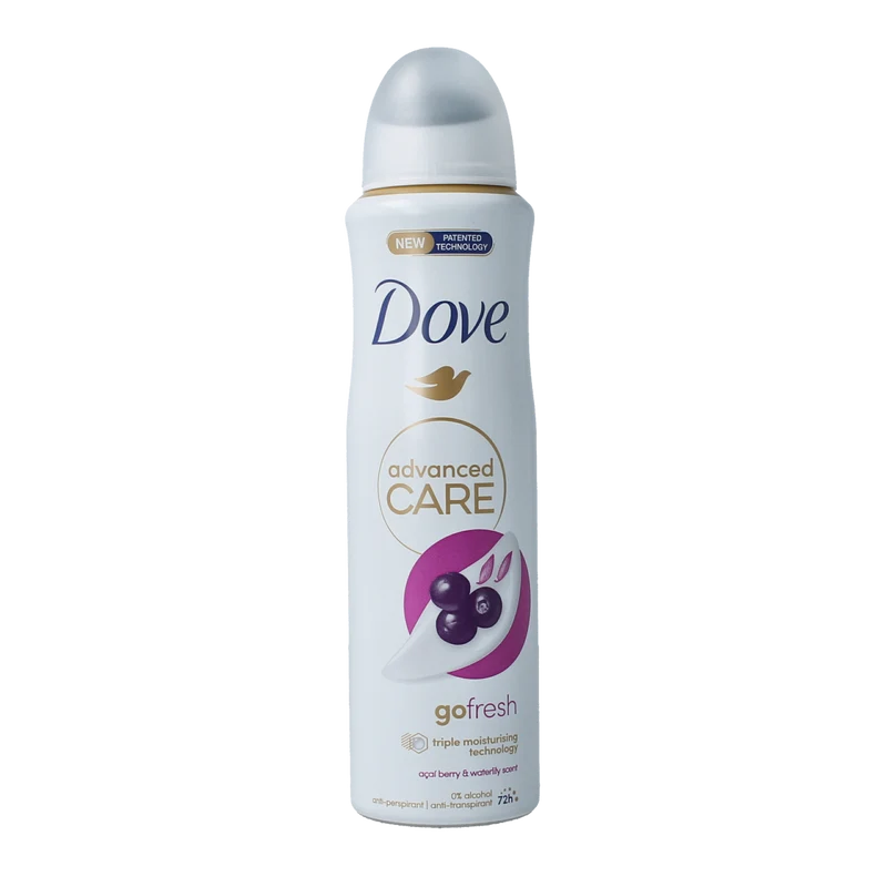Dove Deodorant spray acai berry & water lily 150.00 Milliliter