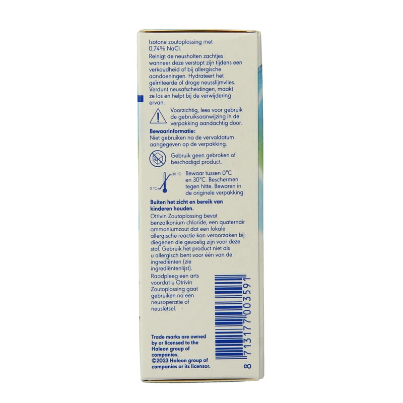 Otrivin Zoutoplossing neusspray 15.00 Milliliter