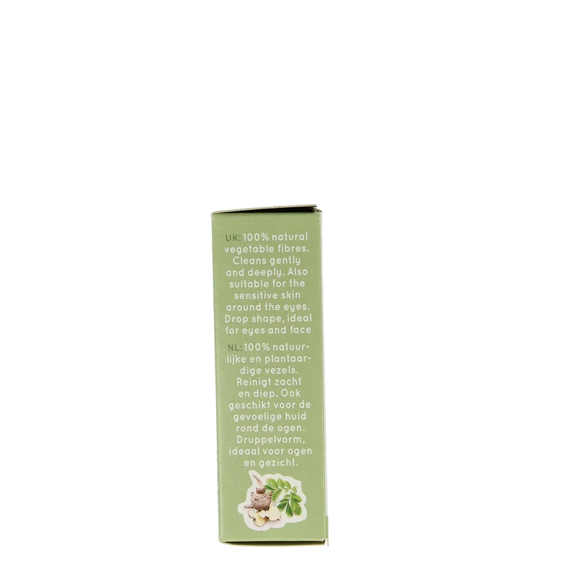 Skoon Konjac spons green tea bio 1.00 Stuks