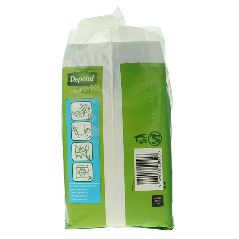 Depend Anatomic normaal 16.00 Stuks