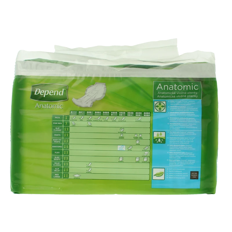 Depend Anatomic normaal 16.00 Stuks