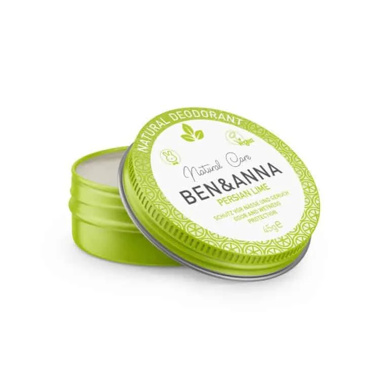 Ben & Anna Natural deodorant creme persian lime 45.00 Gram