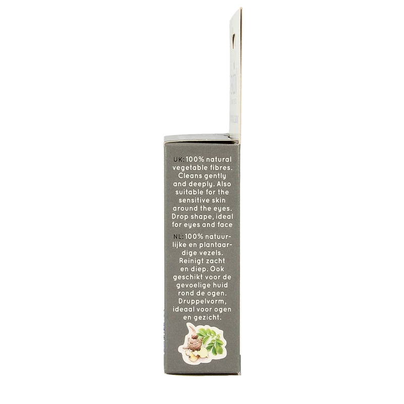 Skoon Konjac spons bamboo charcoal bio 1.00 Stuks