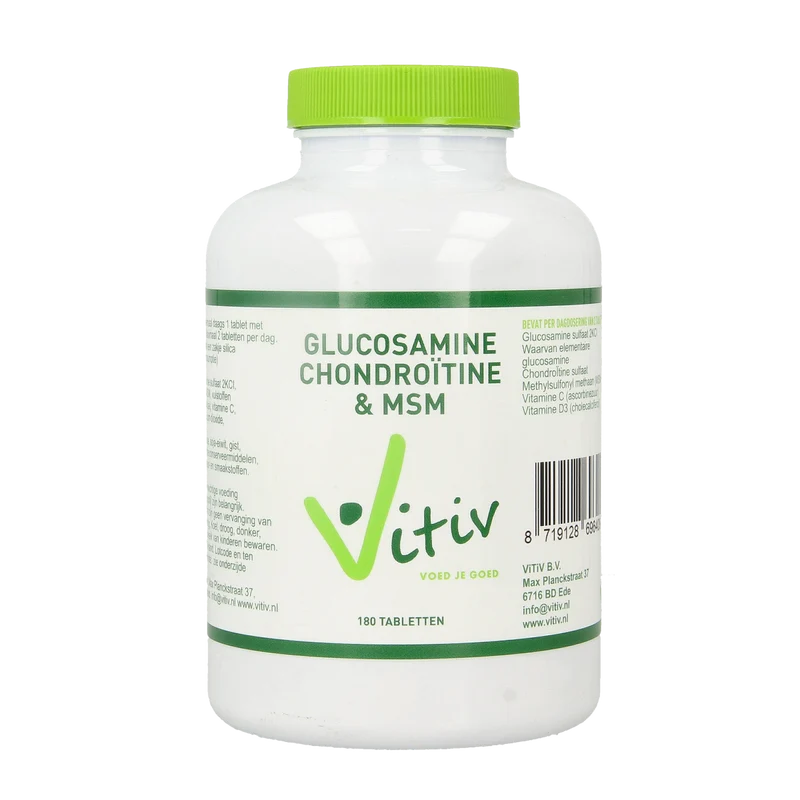 Vitiv Glucosamine chondroitine MSM 180 Tabletten