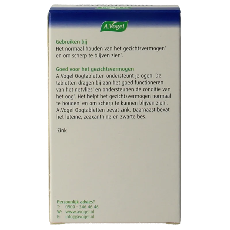 A Vogel Oogtabletten 60.00 Tabletten