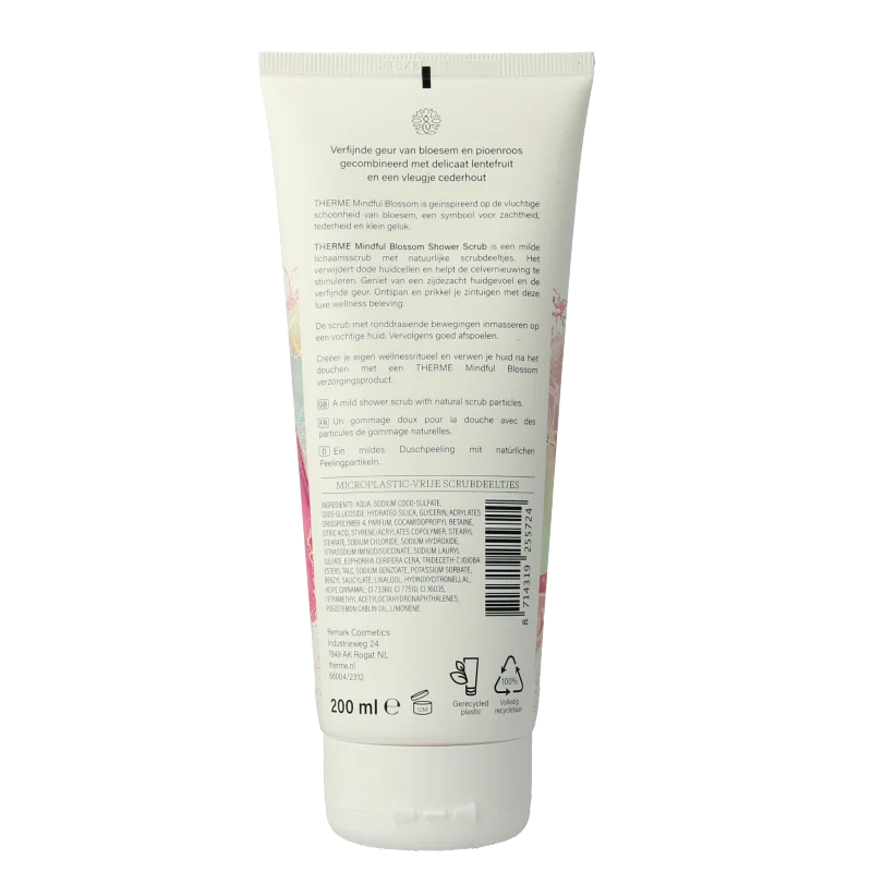 Therme Mindful blossom shower scrub 200 Milliliter