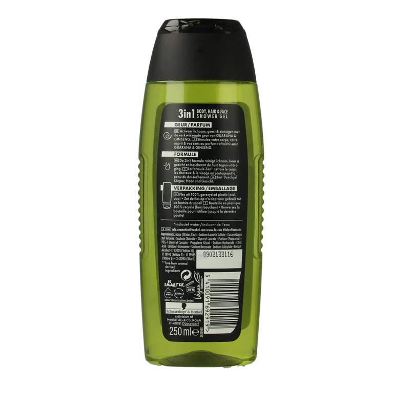 FA Men douchegel sport energy boost 250.00 Milliliter
