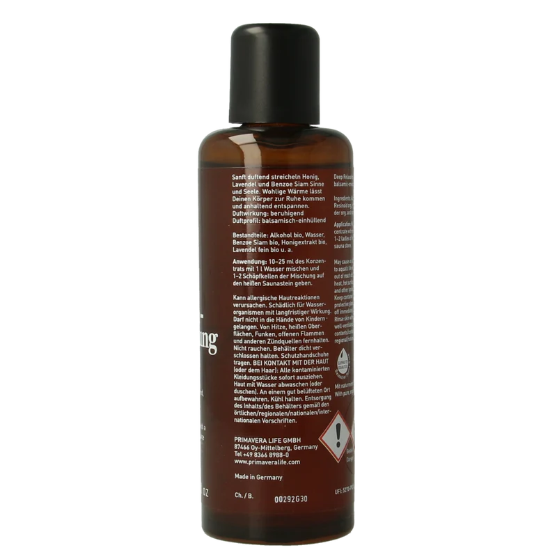 Primavera Sauna therapy deep relaxation bio 100.00 Milliliter