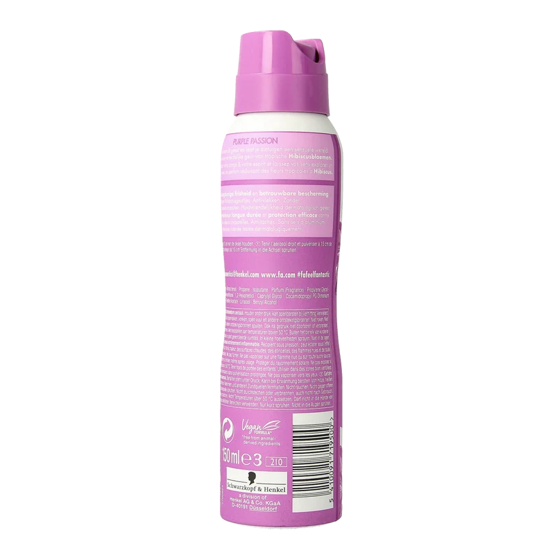 FA Deodorant spray purple passion 150.00 Milliliter