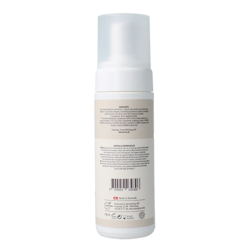 Derma Eco intimate wash foam 150.00 Milliliter