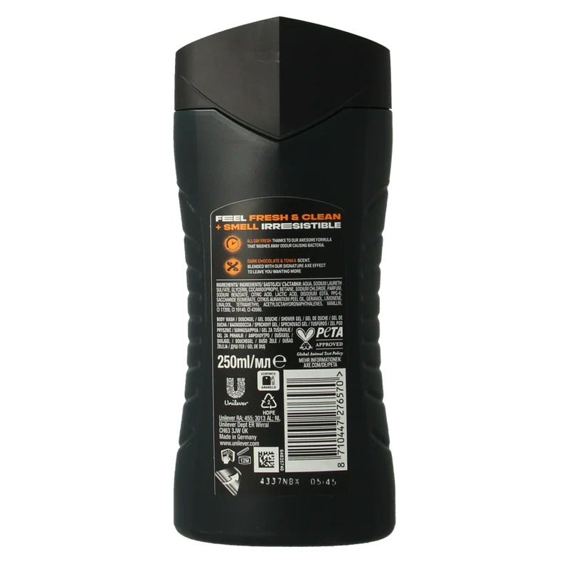 AXE Showergel dark temptation 250.00 Milliliter