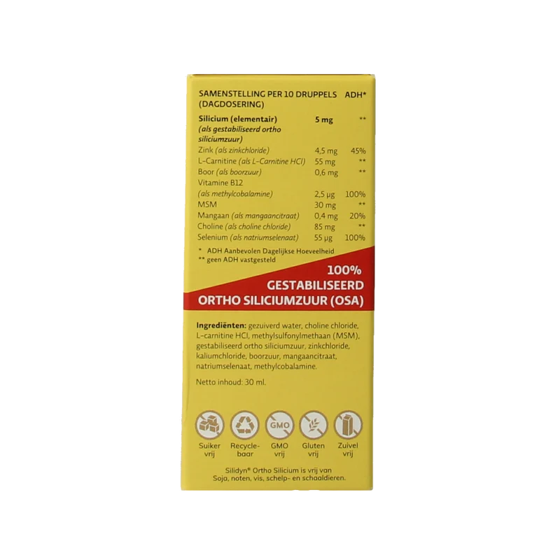 Silidyn Ortho silicium druppels 30.00 Milliliter