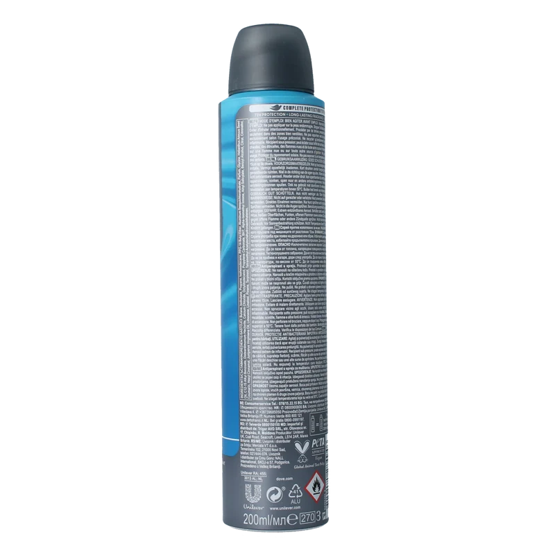 Dove Deodorant spray men+ care clean comfort 200.00 Milliliter