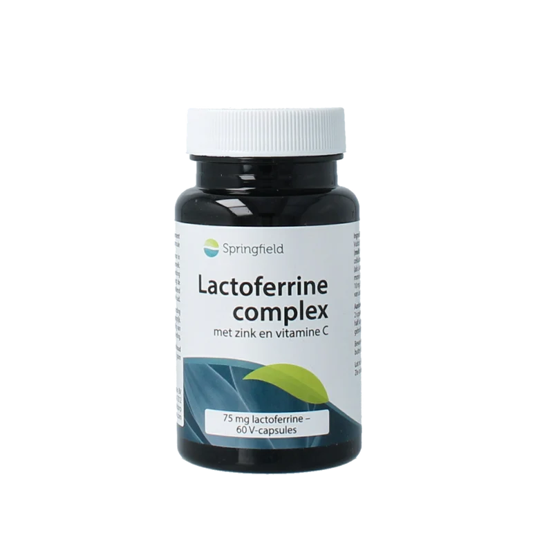 Springfield Lactoferrine 75mg 60.00 Vegetarische capsules