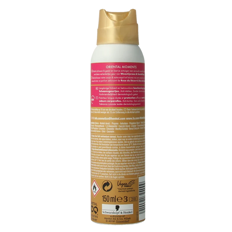 FA Deodorant spray oriental moments 150.00 Milliliter
