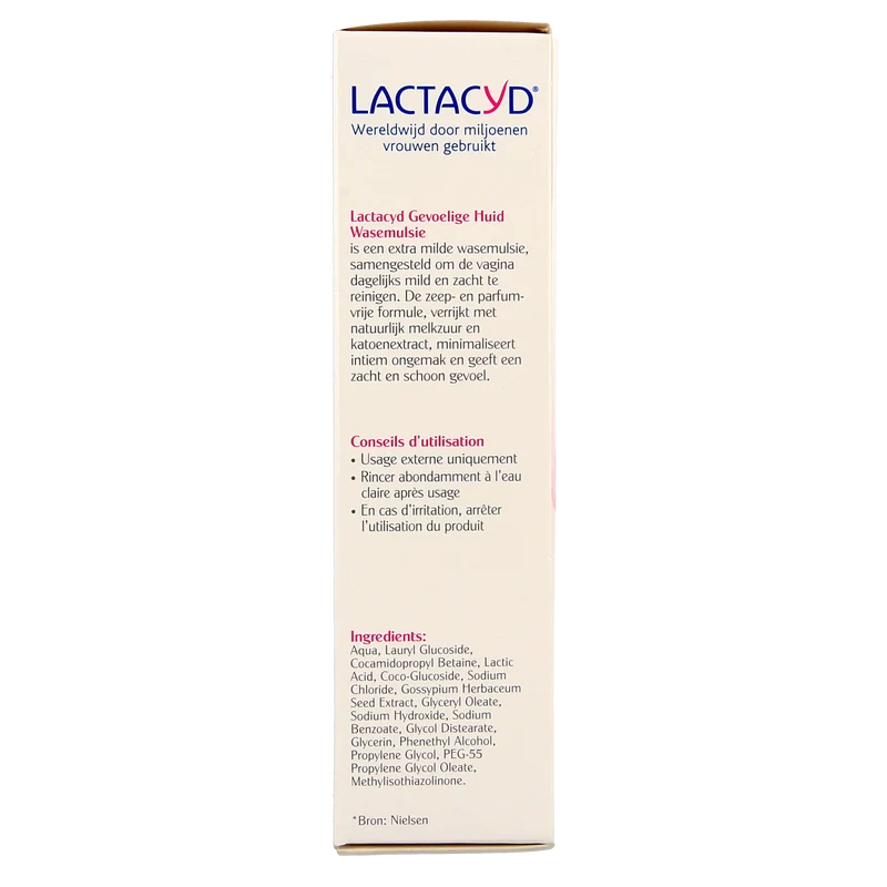 Lactacyd Wasemulsie gevoelige huid 200.00 Milliliter
