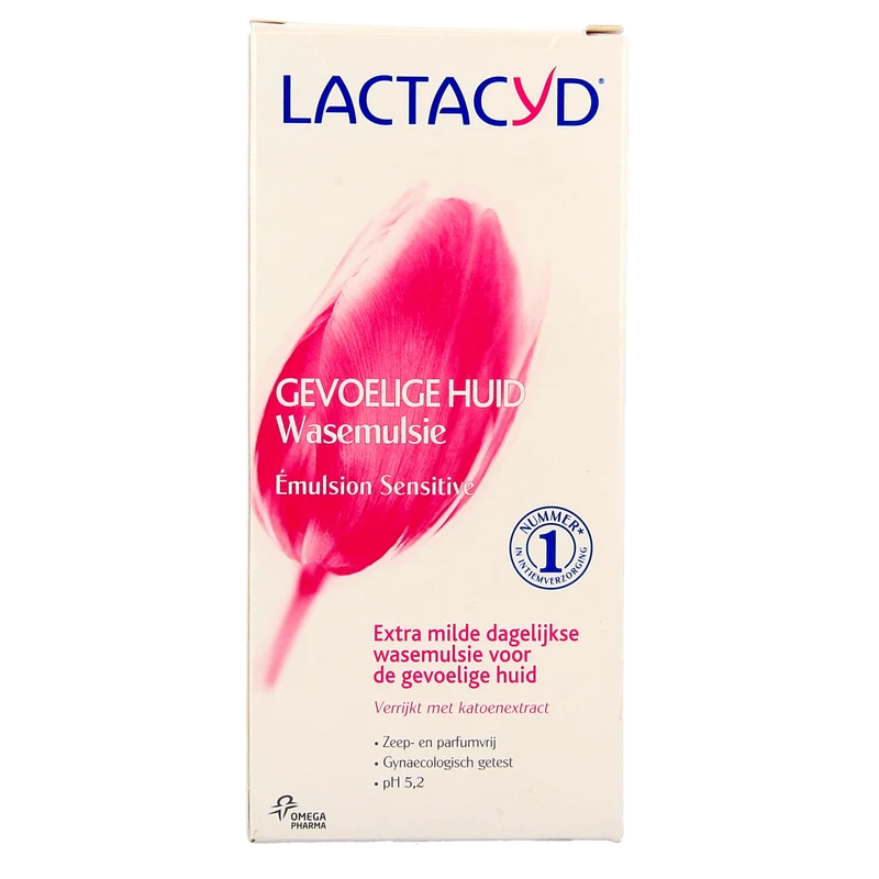 Lactacyd Wasemulsie gevoelige huid 200.00 Milliliter