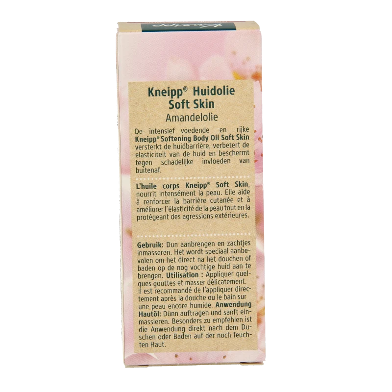 Kneipp Soft skin softening body olie amandel mini 20 Milliliter