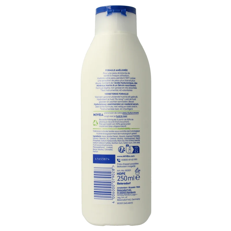 Nivea Express bodylotion 250.00 Milliliter