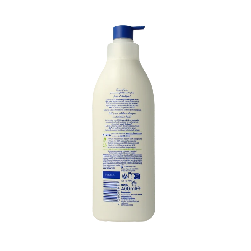 Nivea Bodylotion Q10 plus argan oil 400.00 Milliliter