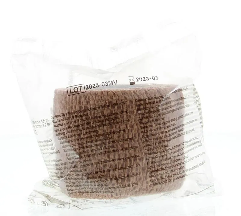 3M Coban zelfklevende zwachtel huid 5cm x 4.5m 1.00 Stuks