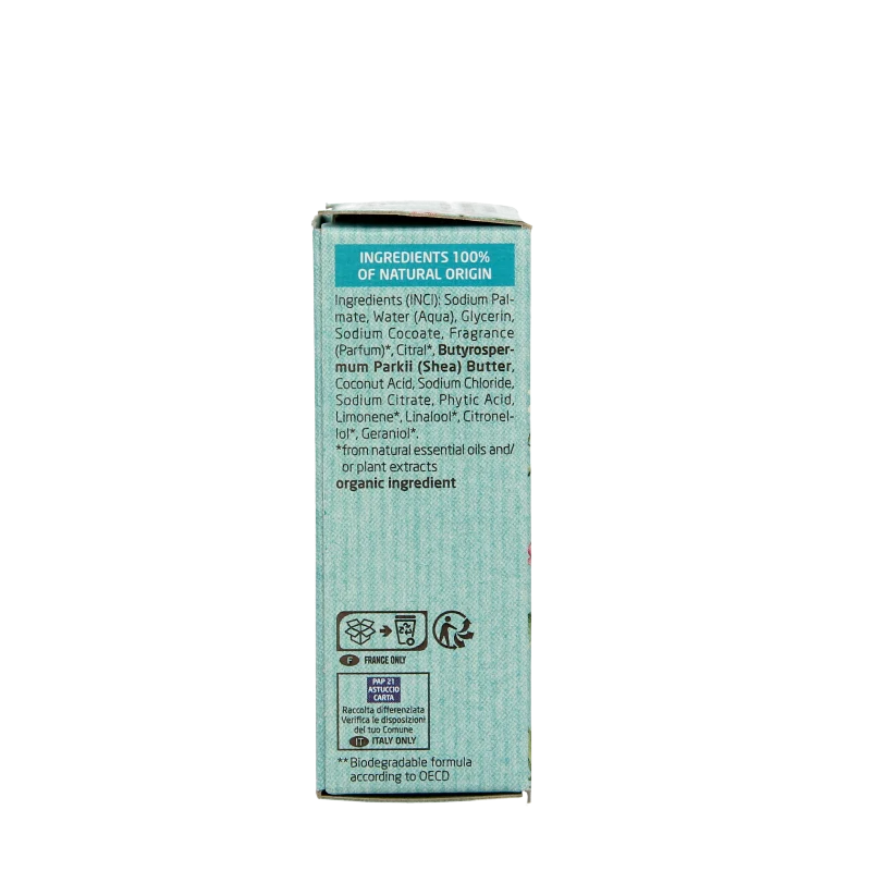 Weleda Shower bar geranium + litsea cubeba 75 Gram