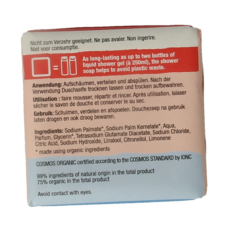 Alviana Douchezeep bodywash bar perzik 100.00 Gram