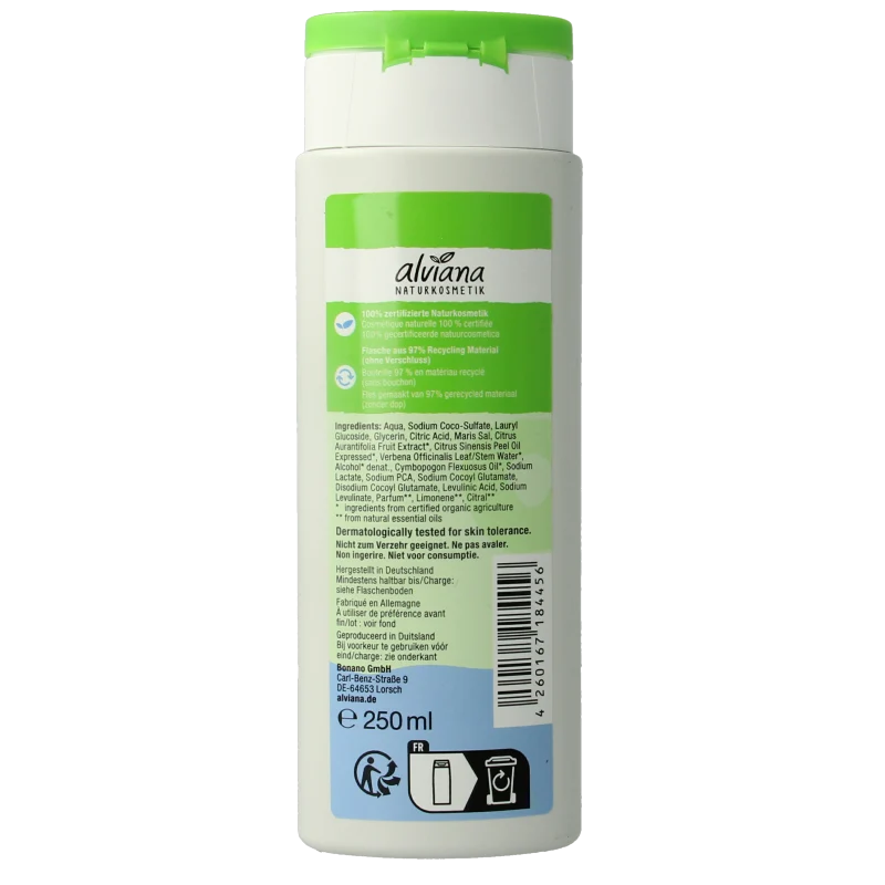 Alviana Douchegel feel fresh 250 Milliliter