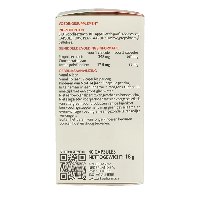 Arkocaps Propolis bio 40.00 Capsules
