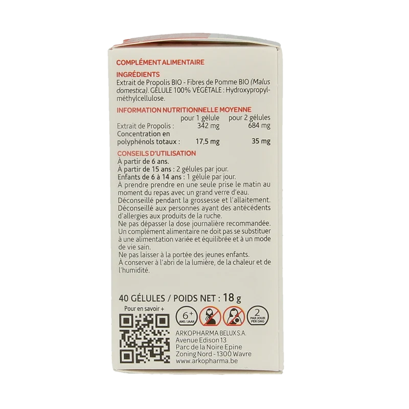Arkocaps Propolis bio 40.00 Capsules