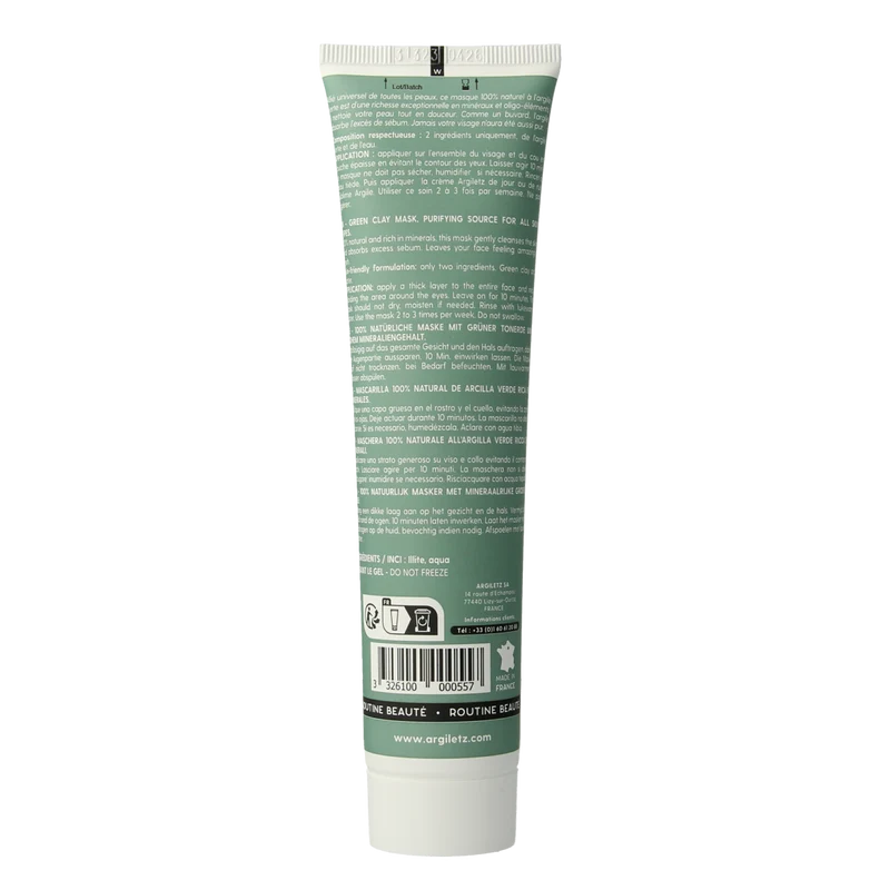 Argiletz Klei groen tube pasta 150.00 Gram