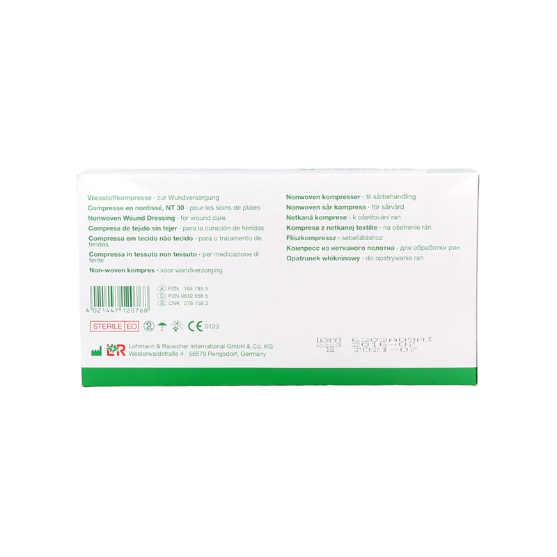 Vliwasoft Vlieskompres 5 x 5cm 4-laags 75 x 2 stuks 150.00 Stuks