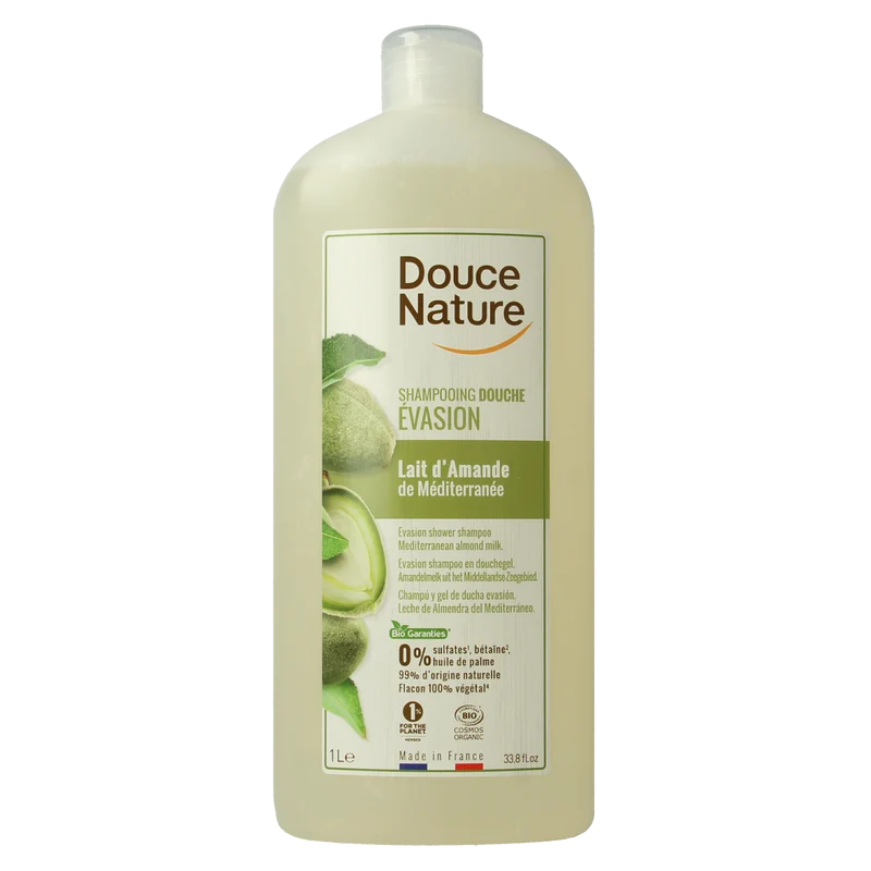 Douce Nature Douchemelk zoete amandel bio 1.00 Liter