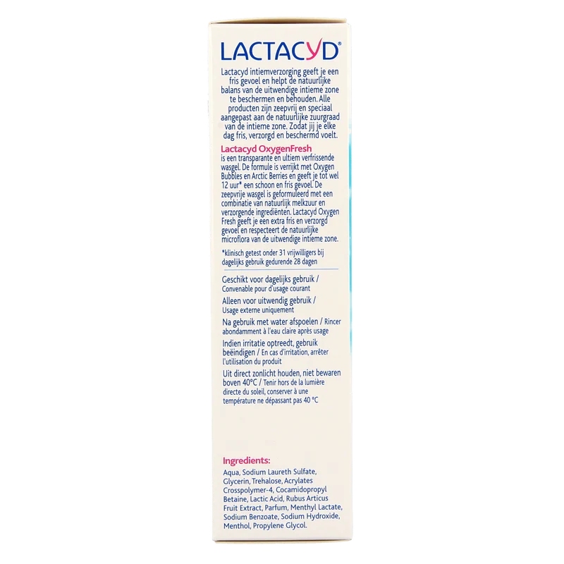 Lactacyd Oxygen fresh intiem wash 200.00 Milliliter