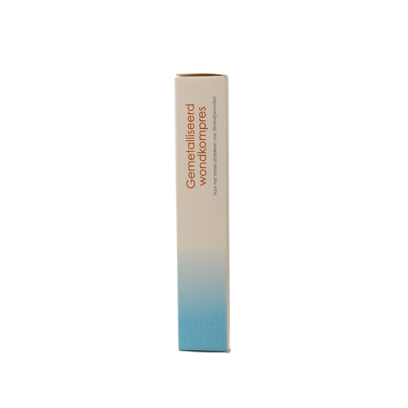 Heka Klein Wondkompres gemetalliseerd 10 x 12cm steriel 10.00 Stuks