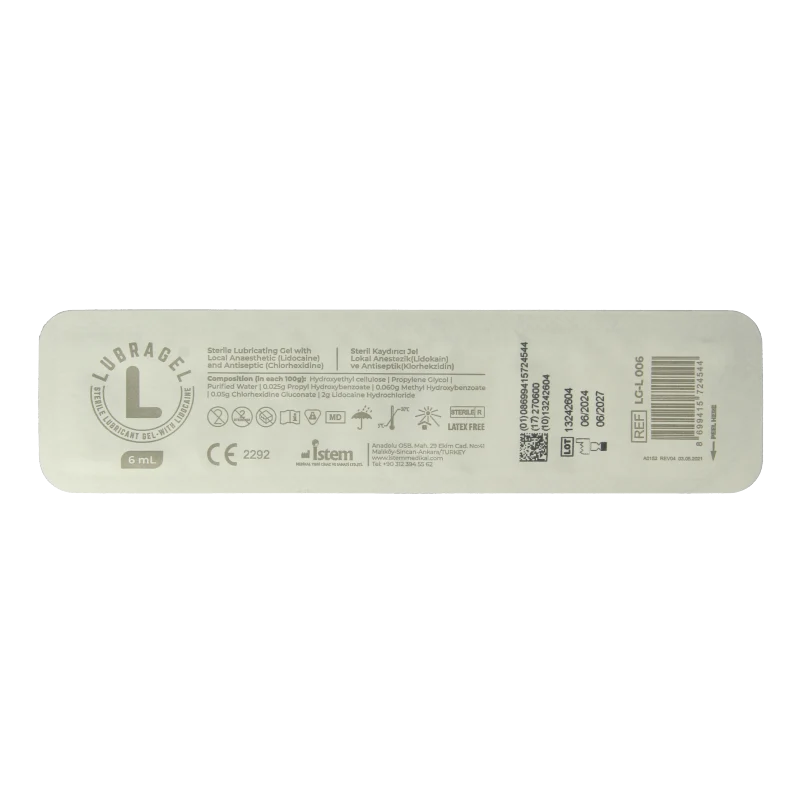 Lubragel Glijmiddel lidocainegel 6ml 1 Stuks