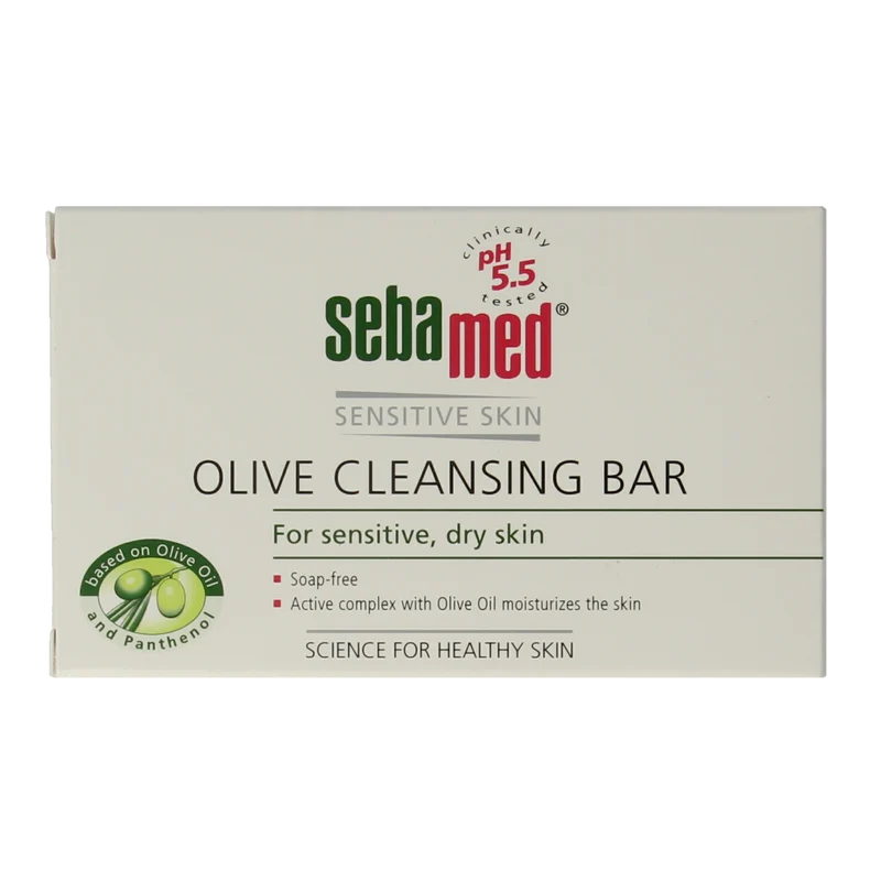 Sebamed Zeepvrije wastablet olijf 150.00 Gram
