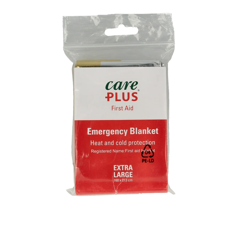 Care Plus Emergency blanket gold/silver 1.00 Stuks
