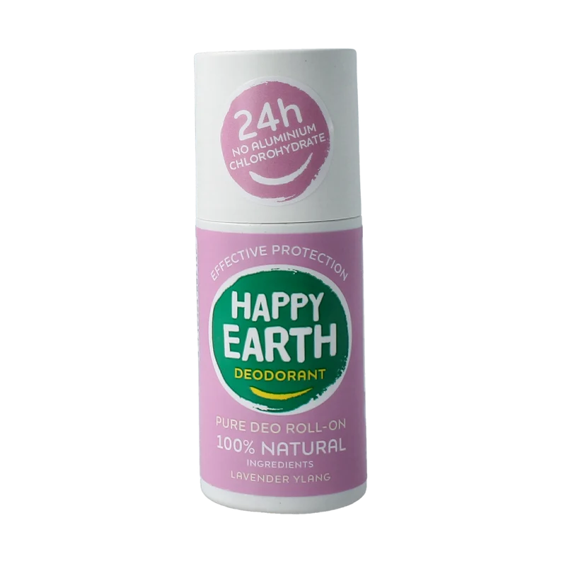Happy Earth Pure deodorant roll-on lavender ylang 75.00 Milliliter