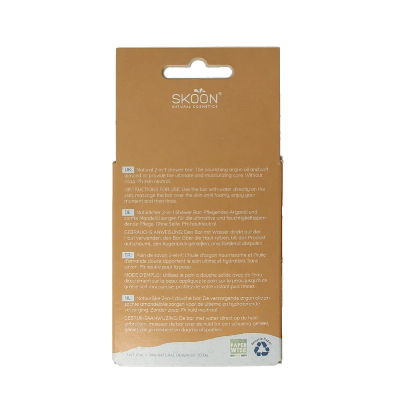 Skoon Solid shower milk nourishing into the deep 2-in-1 90.00 Gram