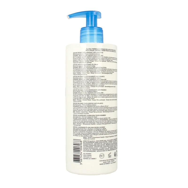 Uriage Xemose baume olea apaisant anti-grattage 500.00 Milliliter