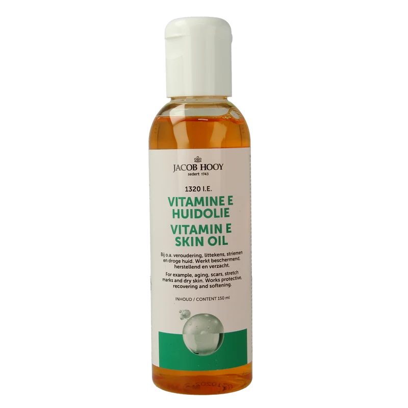 Jacob Hooy Vitamine E huidolie 150.00 Milliliter
