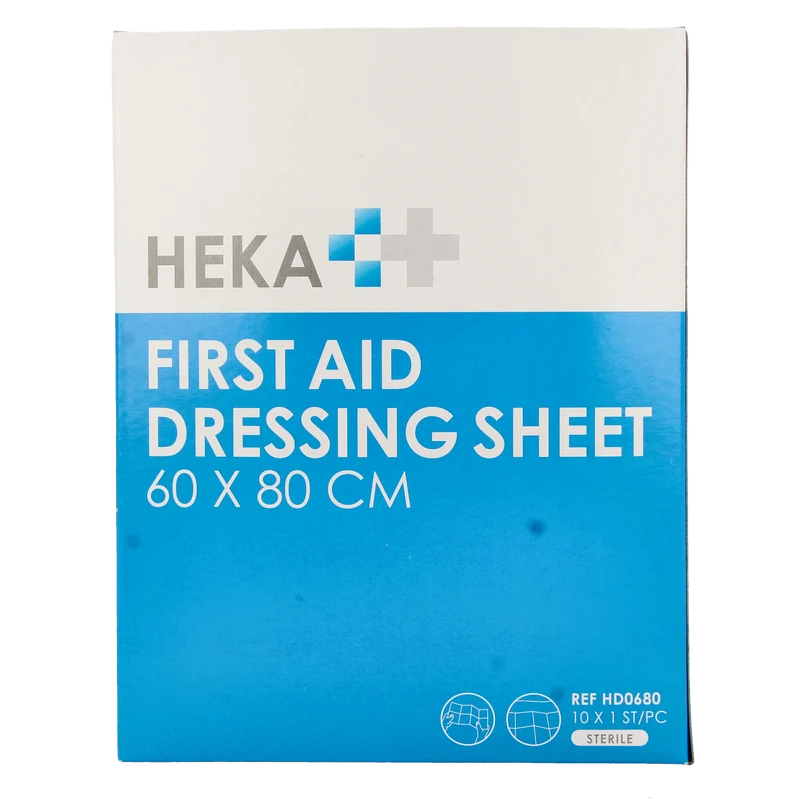 Heka Verbanddoek 60 x 80cm 10.00 Stuks