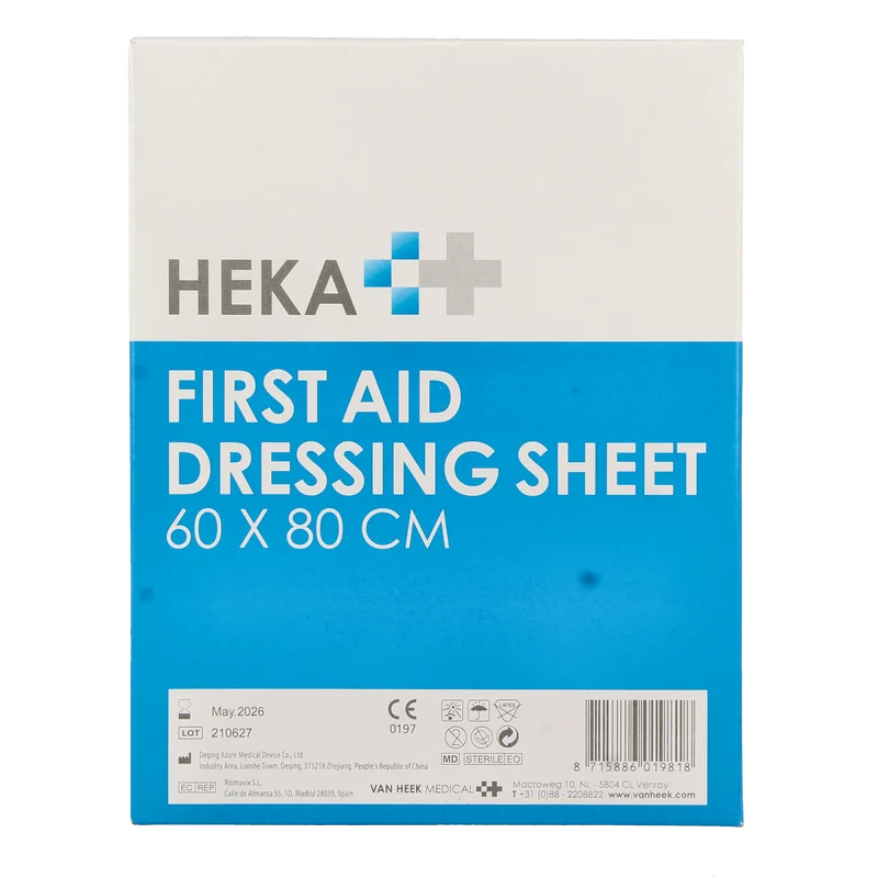 Heka Verbanddoek 60 x 80cm 10.00 Stuks