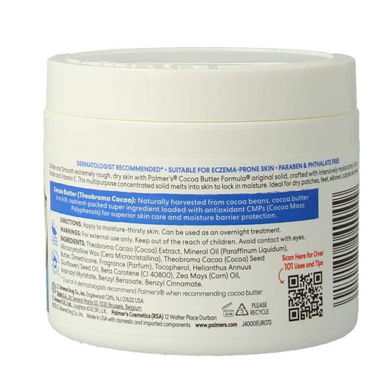 Palmers Cocoa butter formula pot 100.00 Gram