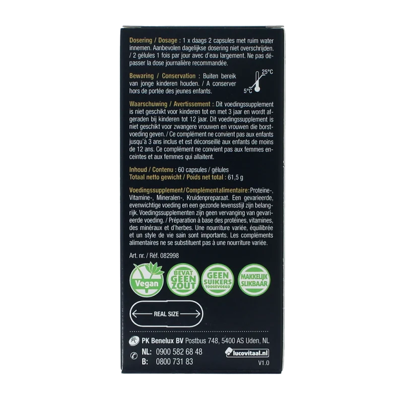 Lucovitaal Keratine complex 60.00 Capsules