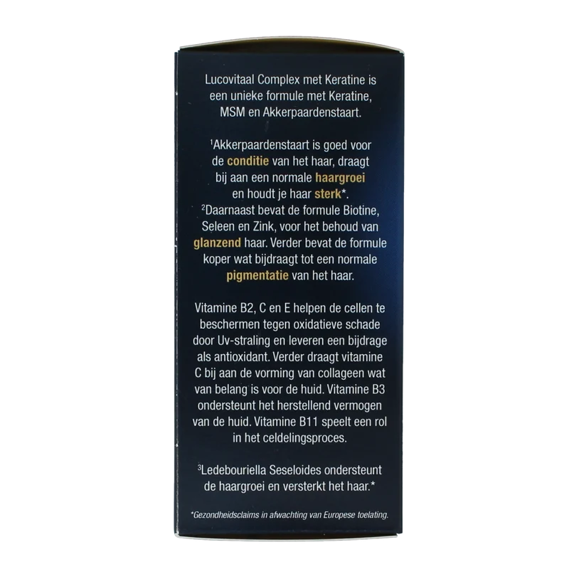 Lucovitaal Keratine complex 60.00 Capsules