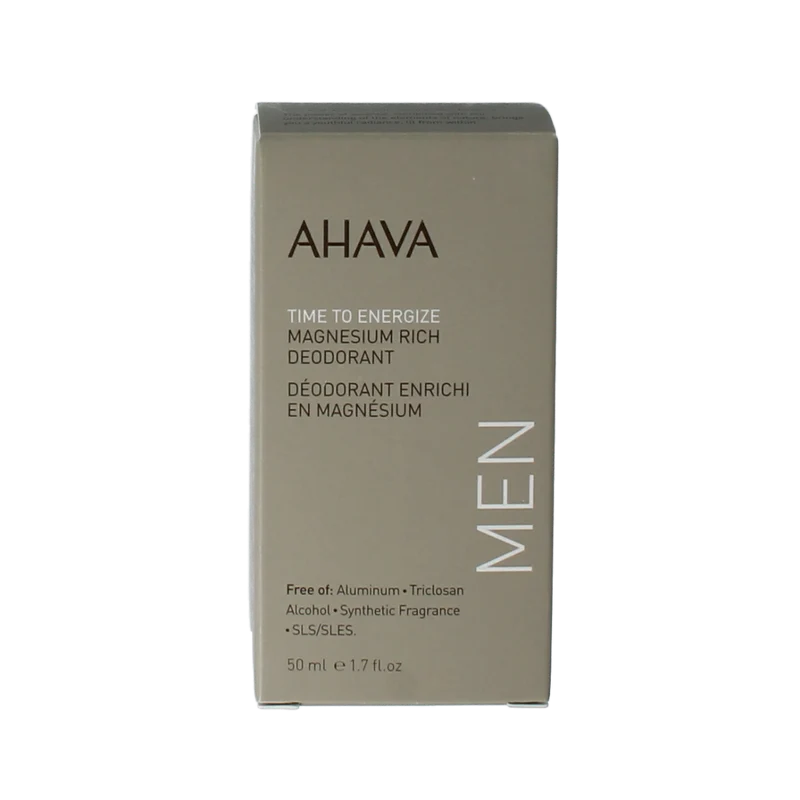 Ahava Men deodorant roll on magnesium rich 50.00 Milliliter