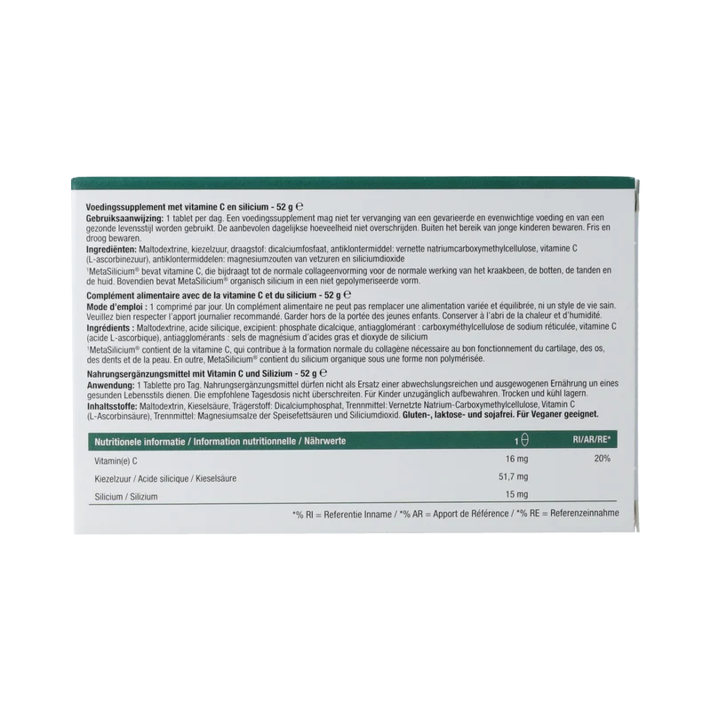 Metagenics Metasilicium 45.00 Tabletten