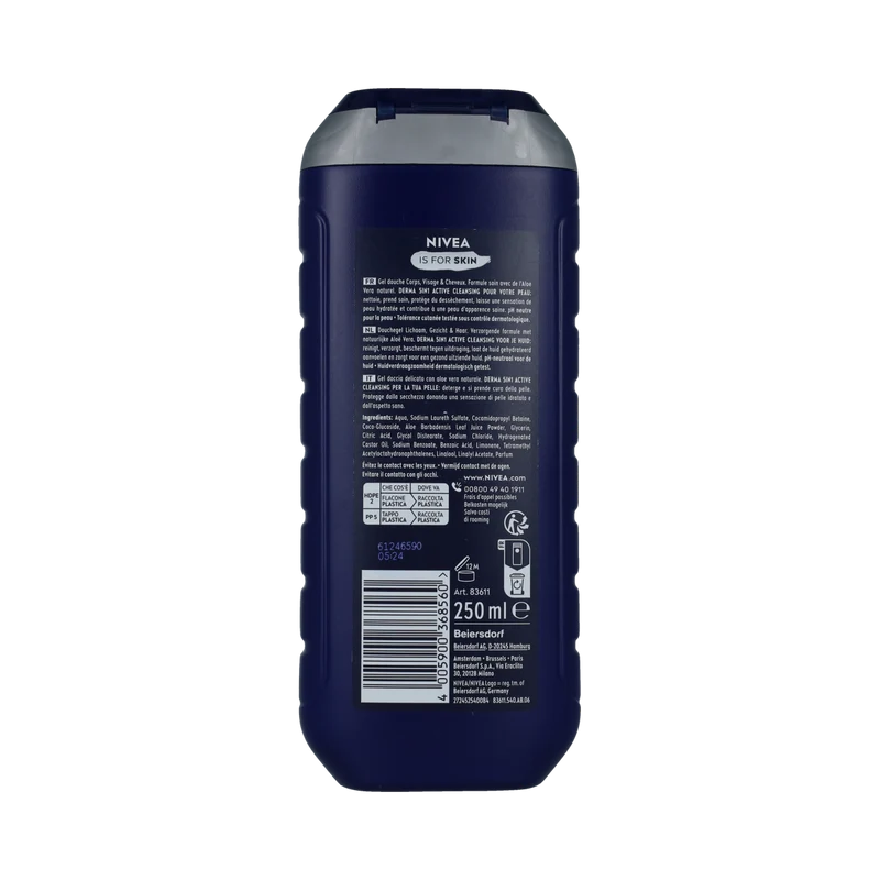 Nivea Men hydro care douchegel 250.00 Milliliter